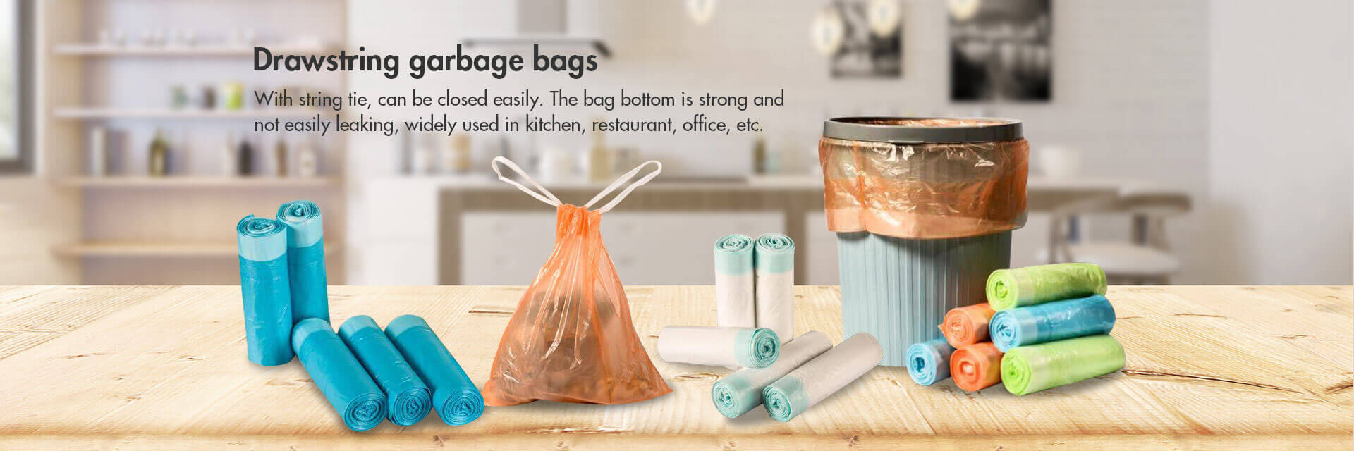 Drawstring Garbage Bag