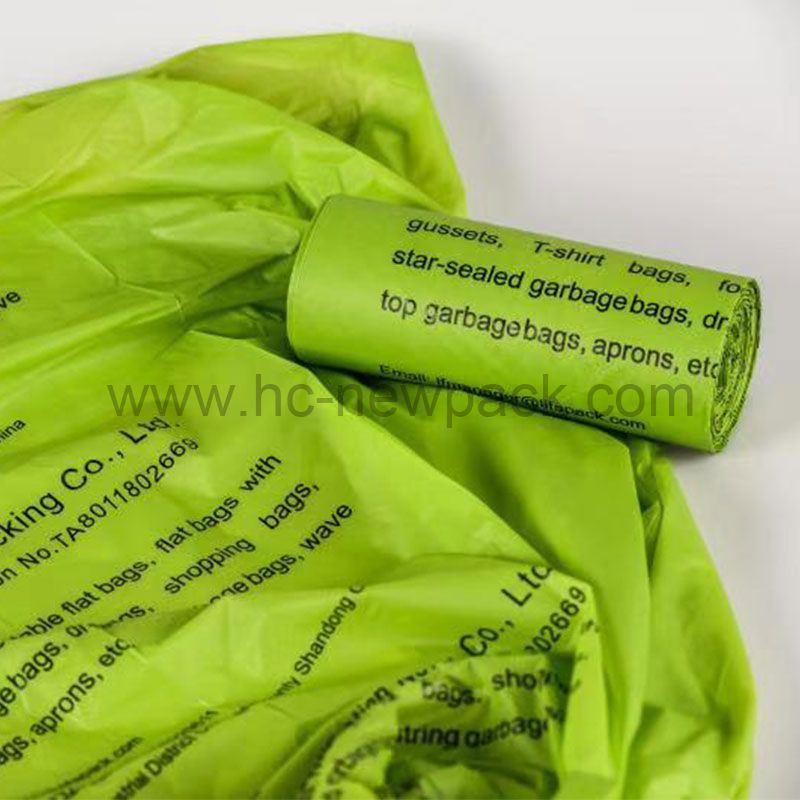 Green Biodegradable Compostable Bag