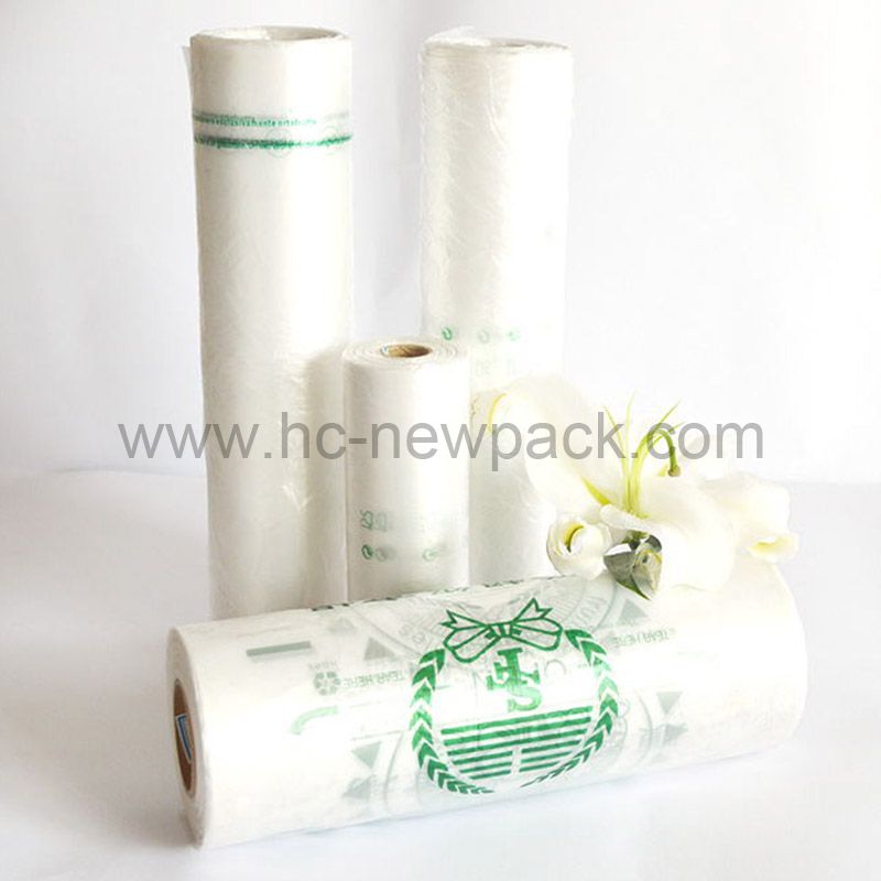 Hdpe / Ldpe Flat-Bags on roll, vegetables , Fruit bags